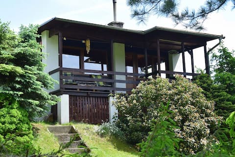 Cozy wooden cottage right next to the forest