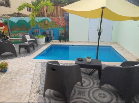 Tropical Caribbean house. Come and enjoy as a family