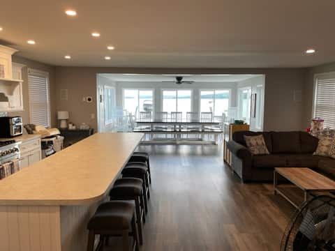 Vacation Home with Heated/Cooled Game Garage!