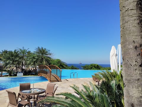 Condominium front sea and infinity pool