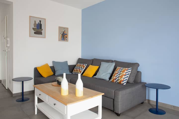 Belle Terrasse, Climatisé, Fibre, Parking Privé - Toulon