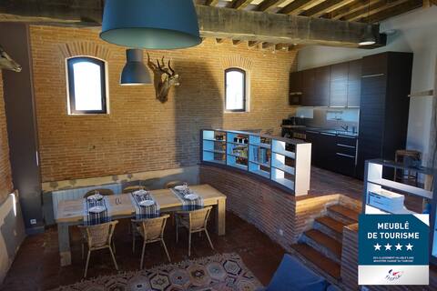 Charming cottage 4* near Airbus and MEETT - garden