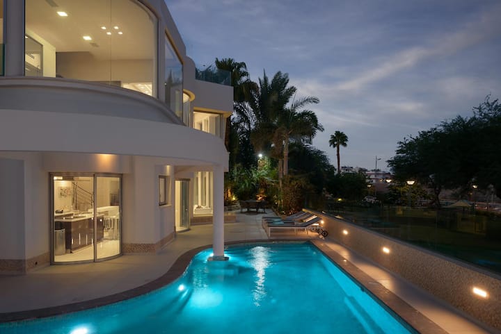 Luxury Villa 4br Private Heated Pool Cinema Room - Eilat