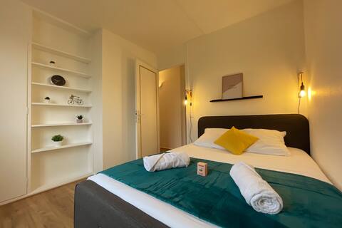 Rouen Marina and MIN - Bright apartment