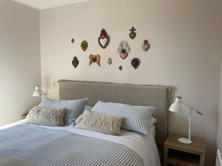 Pieza matrimonial en suite , cama king