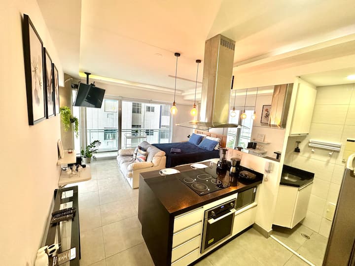 Apartamento De Luxo, Vista Mar, Santos. - Santos