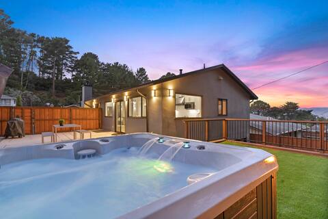 Near SFO! Clean&Spacious Hot Tub w/ Stunning Views