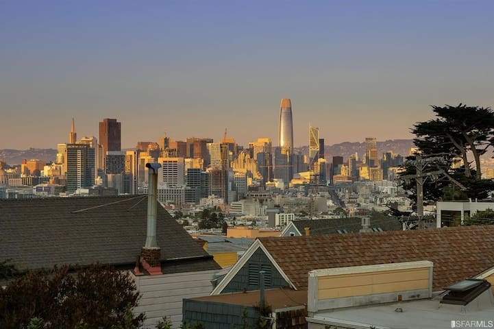 Breathtaking Views in Central SF w/parking