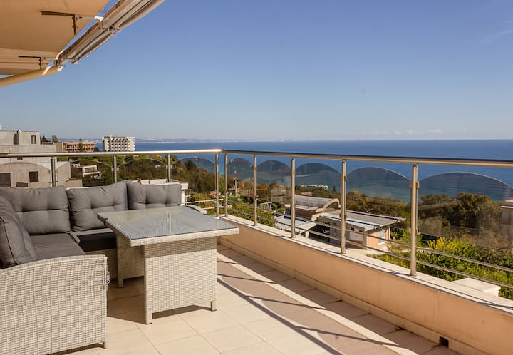 Spacious 3bd Flat With Large Terrace & Sea View - Várna