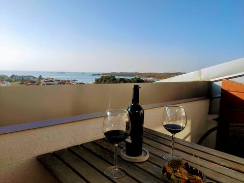 Ocean View Rooftop Studio