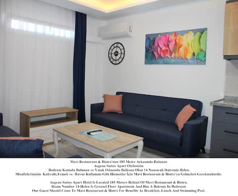 Top performing Airbnb: Mavi Restaurant & Apartments 3 (Bodrum-Basement) in Didim