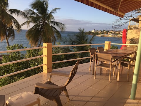 Casita Rita overlooks the water