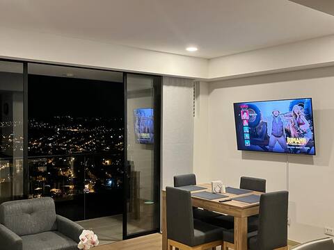 Apartment with an excellent view and location