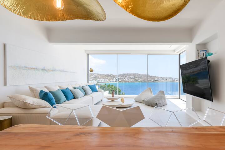 Villa Lilium II-Sanctuary overlooking Psarou Bay gallery image 3