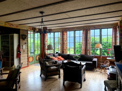 Top performing Airbnb: "Hasselbakken", holiday home in the strawberry village of Valldal in Fjord