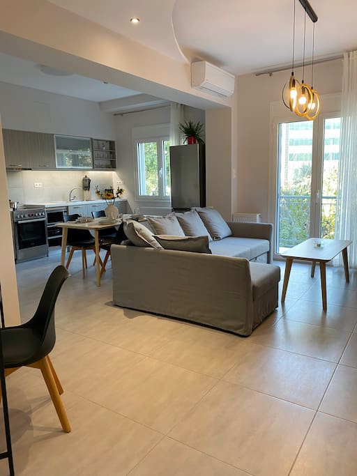 New and modern 1st floor apartment at city center