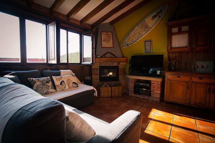 Detached House With Fireplace, Garden, Barbecue - Santander