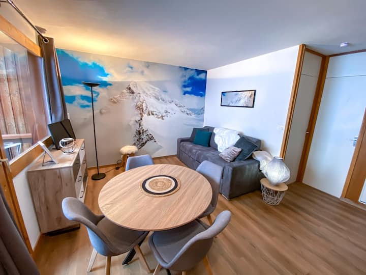 Appart 4 Pers. 2* Plagne Villages (Dim à Dimanche) - Rue du Télémétro