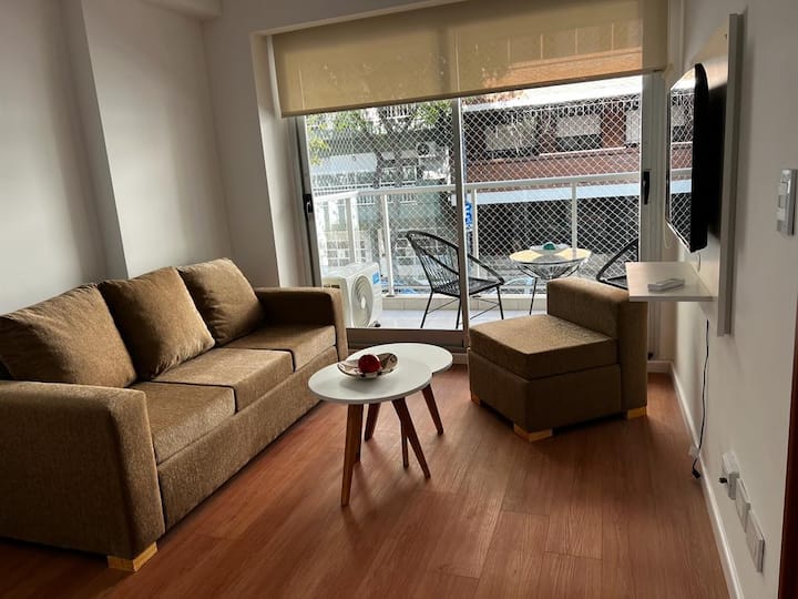 Brand new furnished two-room apartment in Recoleta