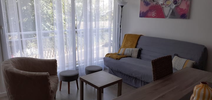 zona de estar con convertible de 2 plazas 