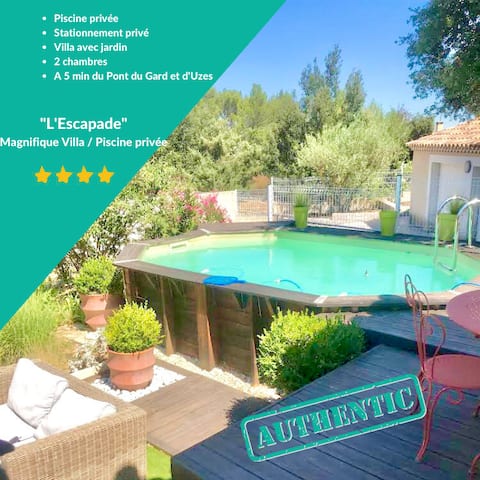 "L 'Escapade" Beautiful Villa with pool.