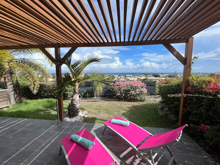 Studio Vue Mer à 180 Au Coeur De St François - Saint-François