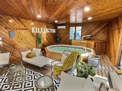BearHaus-  HUGE Hot Tub, FirePit