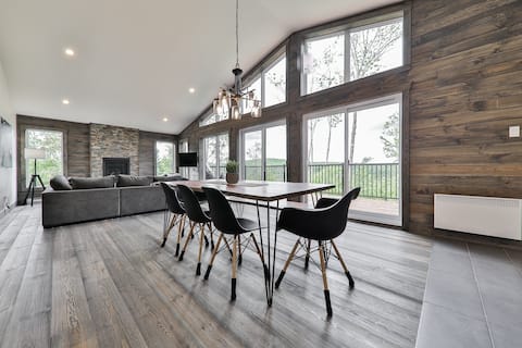 Le Huard, modern chalet with spa and sauna