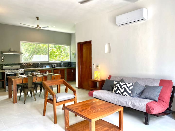 Sala de estar del piso de arriba