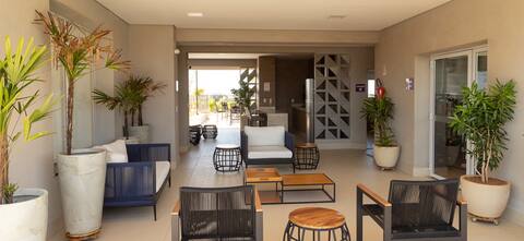 Modern Studio, swimming pool, fitness center, leisure area!