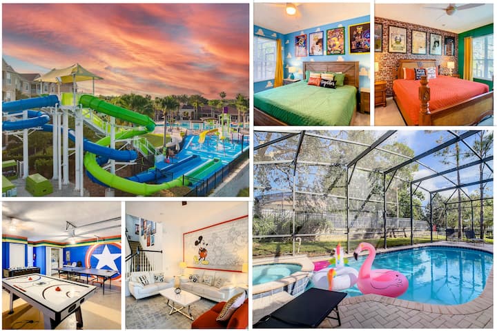 Windsor Hills Mickey's Castle Villa, 2mi To Disney!! Pool, Spa, Gameroom, Themed - Celebration, FL