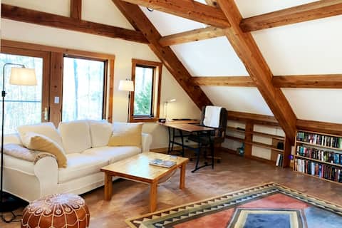 Beautiful post & beam loft apartment
