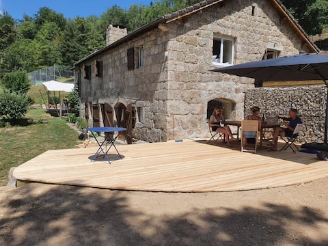 Warm house in the heart of nature.