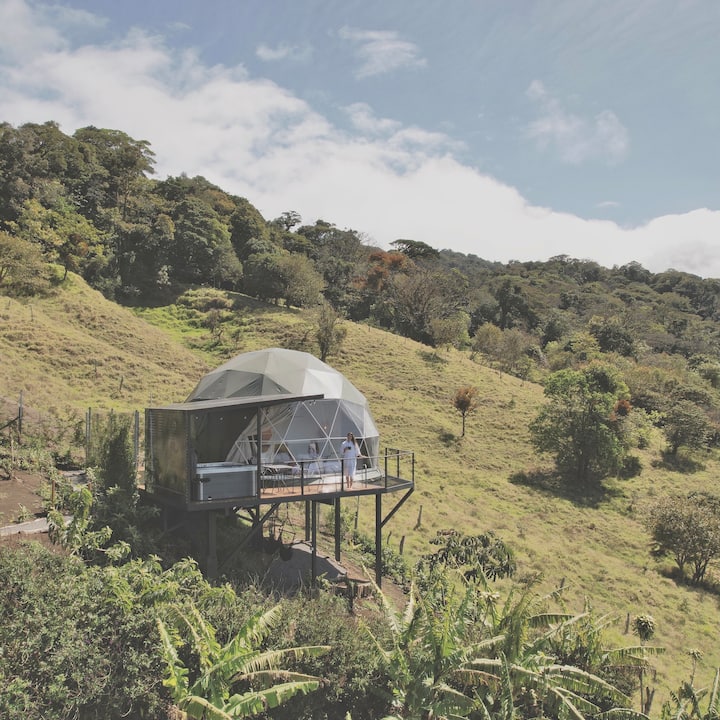 Hot Tub Sunset + Gulf View Dome houses for Rent in Monteverde