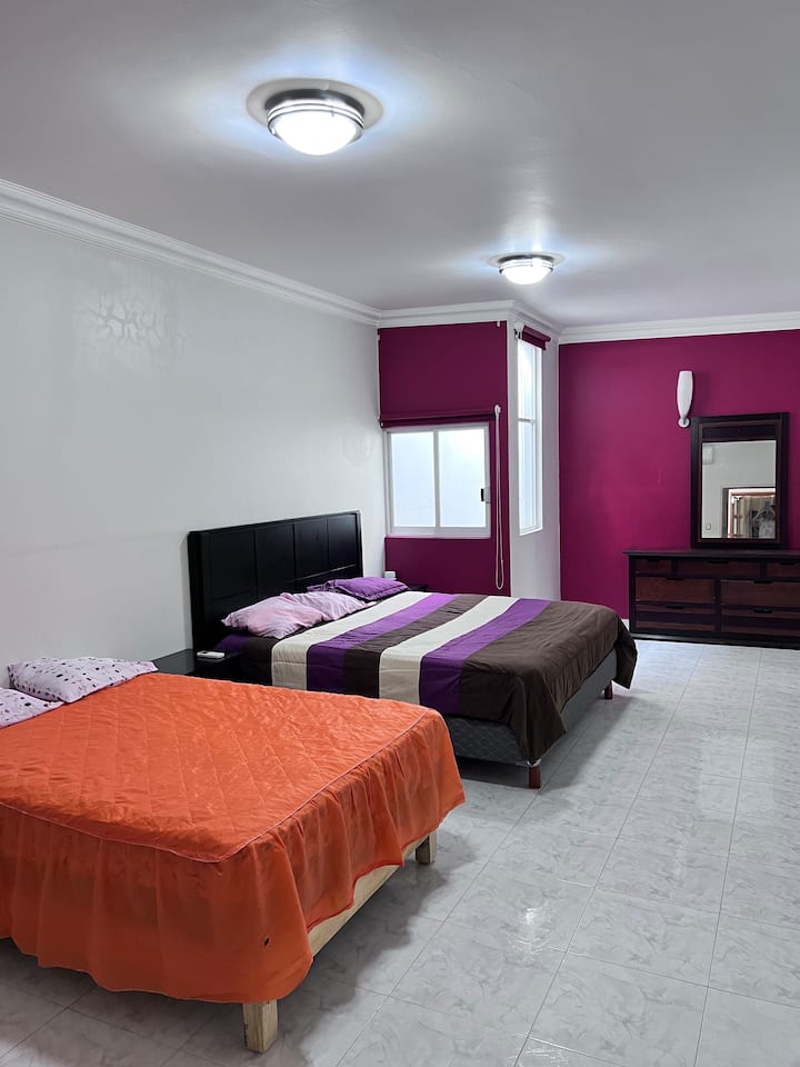 Bedroom with its own bathroom in Oaxaca. Houses for Rent in Santa Cruz Xoxocotlán, Oaxaca