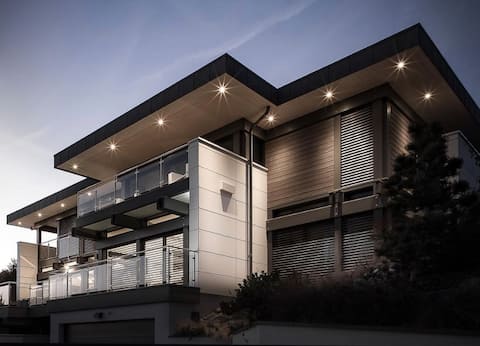 Annecy - Architect-designed villa, lake and mountain views