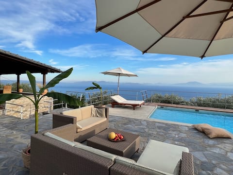 Pelion Homes | Villa Marlene with pool & sea view.