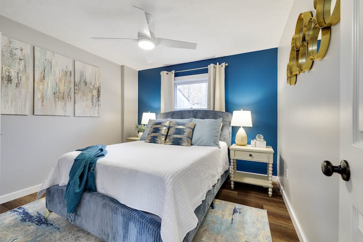 Discover tranquility in our charming and inviting cozy bedroom.