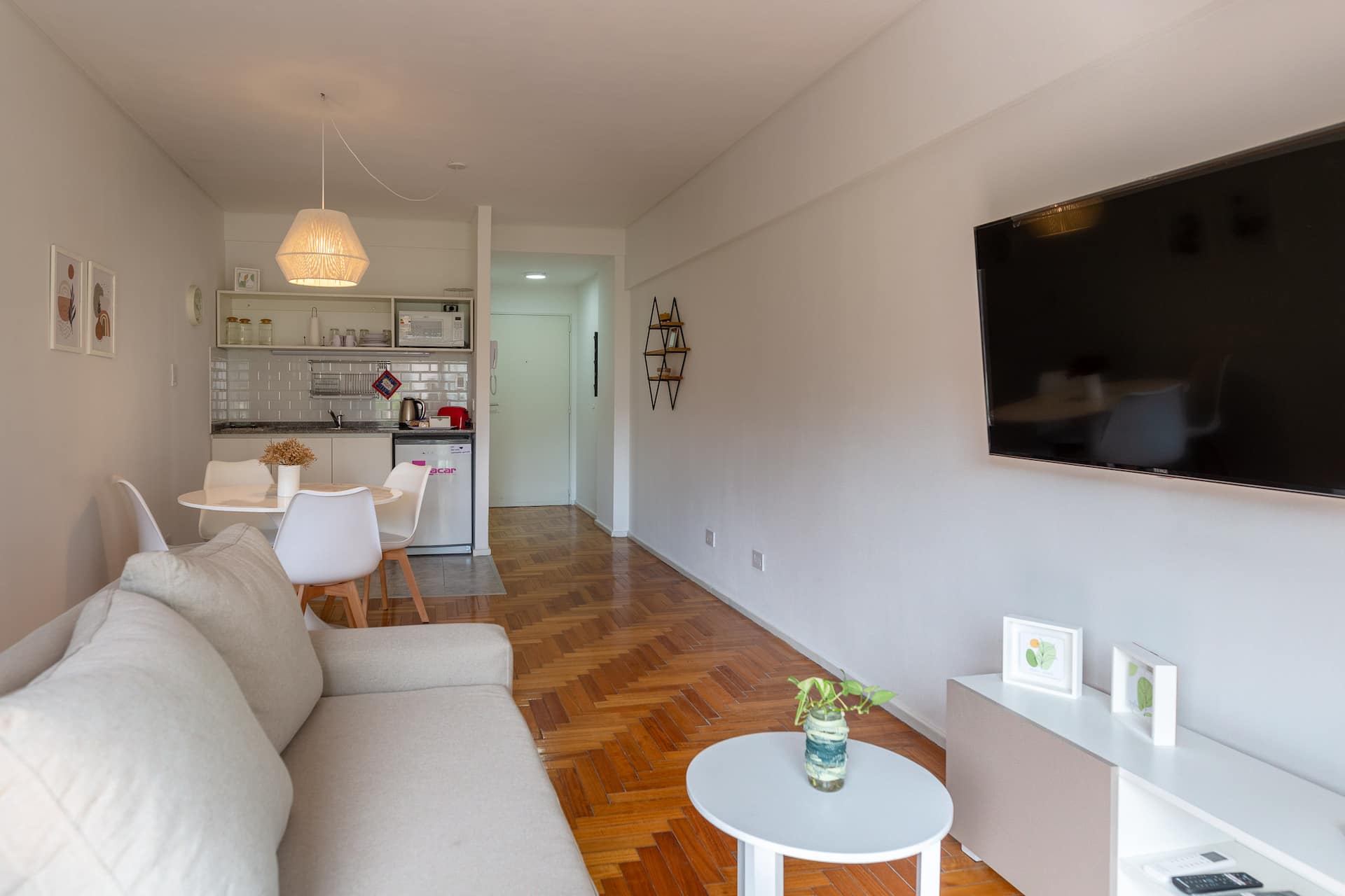 Apartamento de dois ambientes mobilado em Villa Crespo