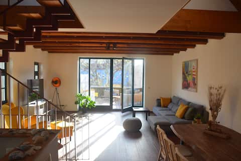 ElbLoft Radebeul on the Elbe Cycle Path with south balcony