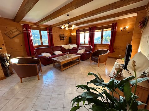 Popular Airbnb listing: Beautiful apartment "La grange de Marie" 160 m2 in Saint Jean De Sixt