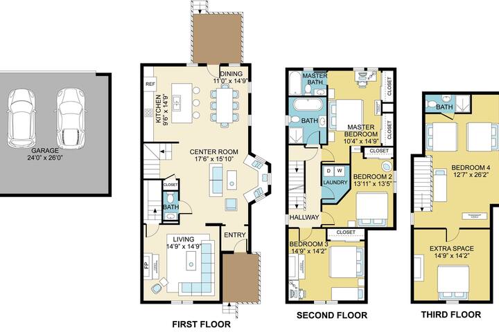 The Gathering House – Spacious & Stylish w/ Garage gallery image 3