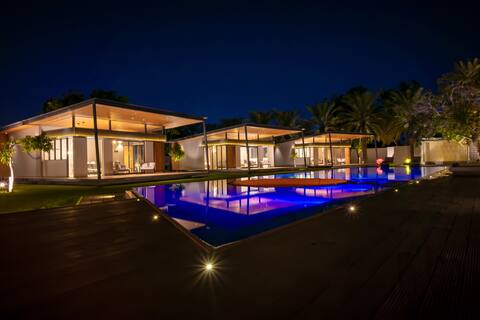Luxury four tree villas with two swimming pool