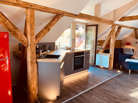 Small break apartment with sauna in Blankenburg