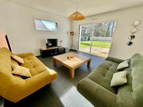 Single-story – New house with parking, enclosed garden