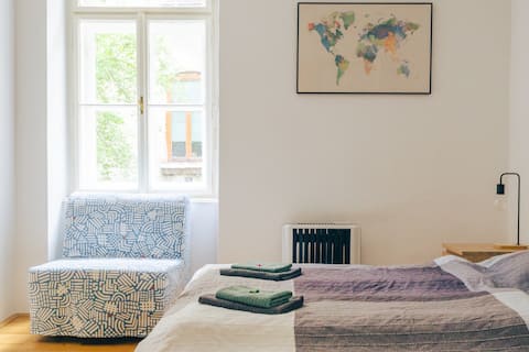 Townhouse apartment with balcony