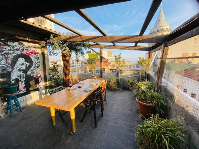 6Bedrooms-Private Terrace-In Front of Galata Tower