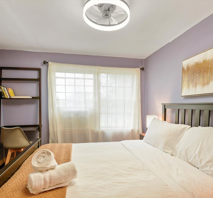 Საძინებელი 3 მთავარ დონეზე.