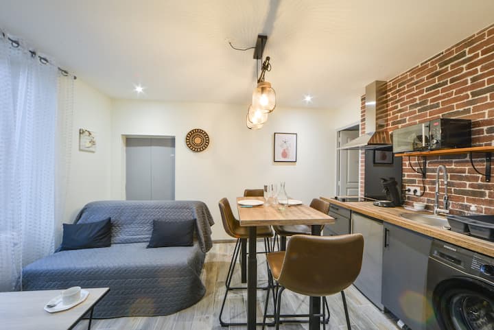 Appart Bambou Rdc - Parking Gratuit- Netflix - Bourges