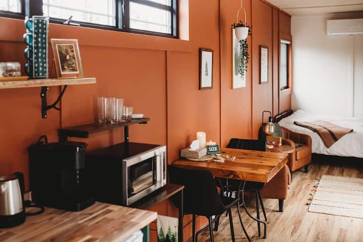 Balsam Fir Shipping Container Cabin - Nova Scotia